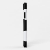 白黒水玉模様、水玉模様パターン Case-Mate iPhoneケース (裏面/右)