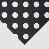 白黒水玉模様 薄葉紙 (詳細)