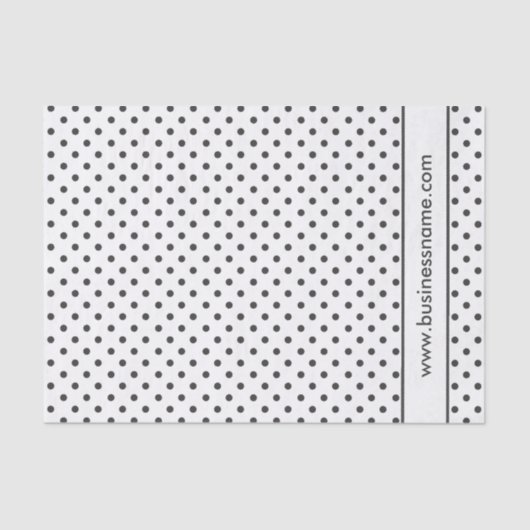 白黒水玉模様 薄葉紙 (正面)