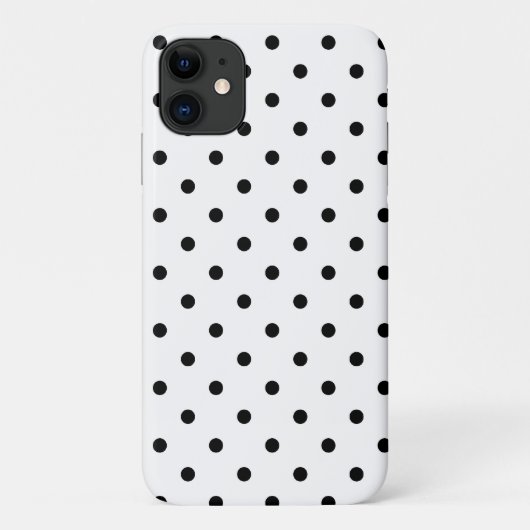 白黒水玉模様 Case-Mate iPhoneケース (裏面)