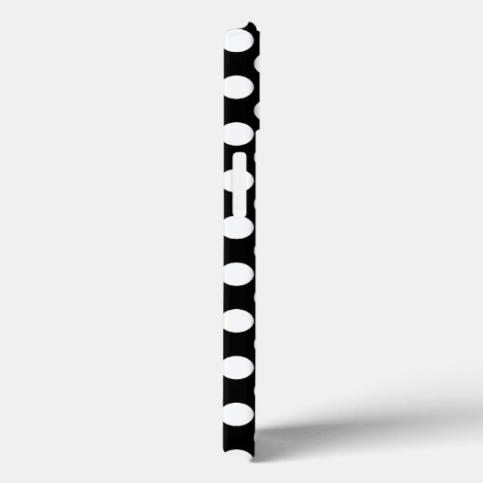 白黒水玉模様 Case-Mate iPhoneケース (裏面 / 右)