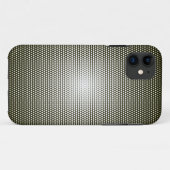 白黒水玉模様 Case-Mate iPhoneケース (裏面(横))