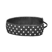 白黒水玉模様- Elastic Headband アスレチックヘッドバンド (右)