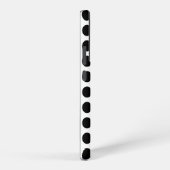 白黒水玉模様 SAMSUNG GALAXYケース (右側面)