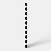 白黒水玉模様 SAMSUNG GALAXYケース (左側面)