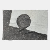 白黒水 キッチンタオル (横)