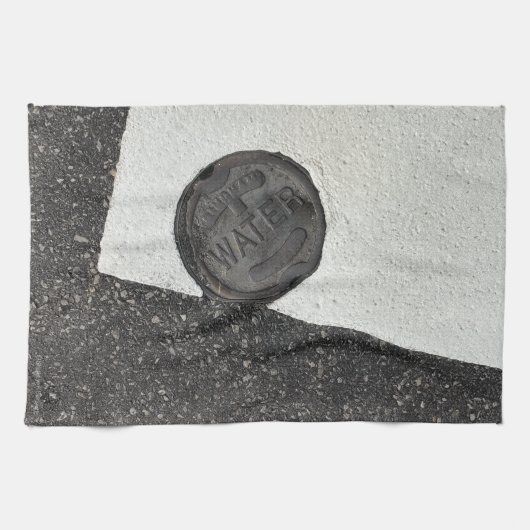 白黒水 キッチンタオル (横)