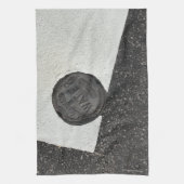 白黒水 キッチンタオル (縦)