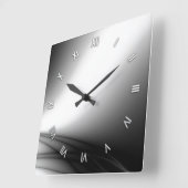 白黒河口壁時計 スクエア壁時計 (傾斜)