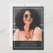 白黒法エレガント学院卒業パーティー 招待状 (裏面)