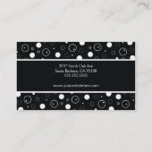 白黒泡名刺 名刺 (裏面)