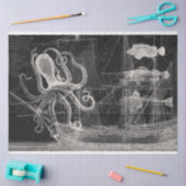 白黒海ヴィンテージアンティーク分離 薄葉紙 (クラフト)