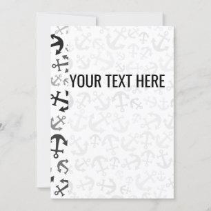 白黒海洋いかりパターン発表 案内状