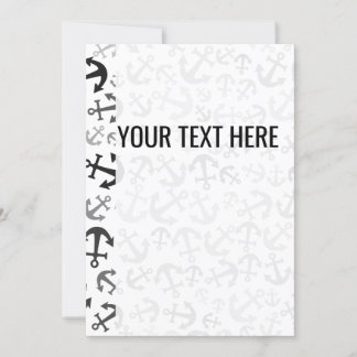 白黒海洋いかりパターン発表 案内状