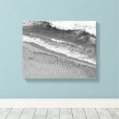白黒海 キャンバスプリント (インサイチュ (ウッドフロア))