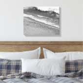 白黒海 キャンバスプリント (インサイチュ (寝室))
