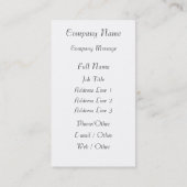 白黒海 名刺 (裏面)