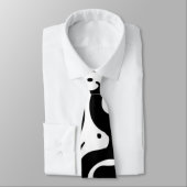 白黒渦巻形のなタイ ネクタイ (タイ)