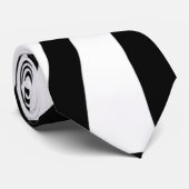 白黒渦巻 ネクタイ (ロール)