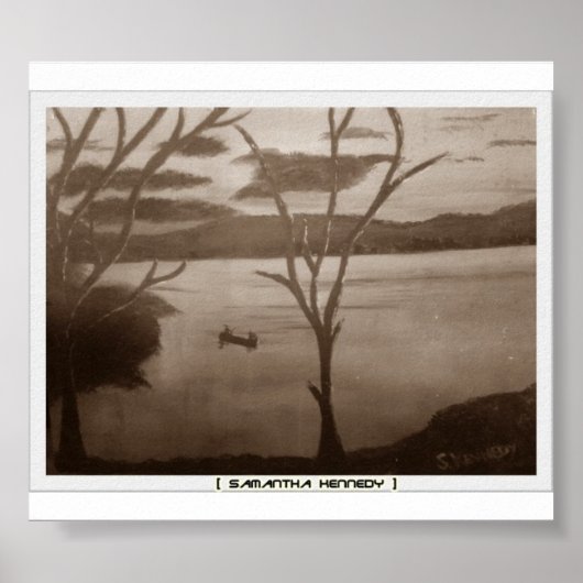 白黒湖のポスター ポスター (正面)