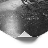 白黒湖 フォトプリント            (角)