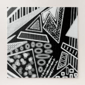 白黒滑走路ファッション2022 インスパイア ジグソーパズル (縦)