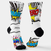 白黒漫画本カスタム ソックス (傾斜あり)