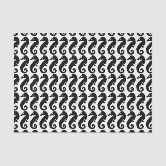 白黒潮模様 薄葉紙 (正面)