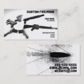 白黒火器のfflのディーラーの名刺 名刺 (正面/裏面)