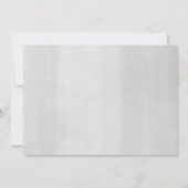 白黒灰色旅行テーマの卒業の写真 招待状 (裏面)