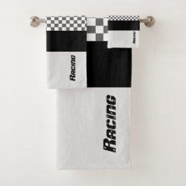 白黒灰色 バスタオルセット