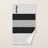 白黒灰色 バスタオルセット (ハンドタオル)