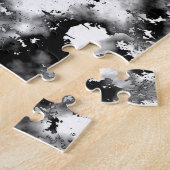 白黒点のパズル ジグソーパズル (側面)