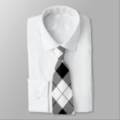 白黒点検された背景 ネクタイ (タイ)