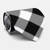 白黒点検された背景 ネクタイ (ロール)