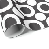 白黒点3 ラッピングペーパー (ロールコーナー)