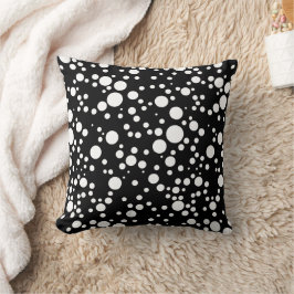 白黒点 クッション