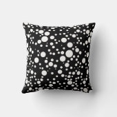 白黒点 クッション (裏面)