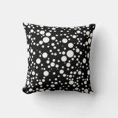 白黒点 クッション (正面)