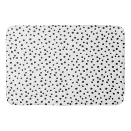 白黒点 バスマット
