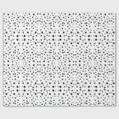 白黒点 ラッピングペーパー (フラット)