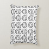 白黒熊 アクセントクッション (裏面(縦))