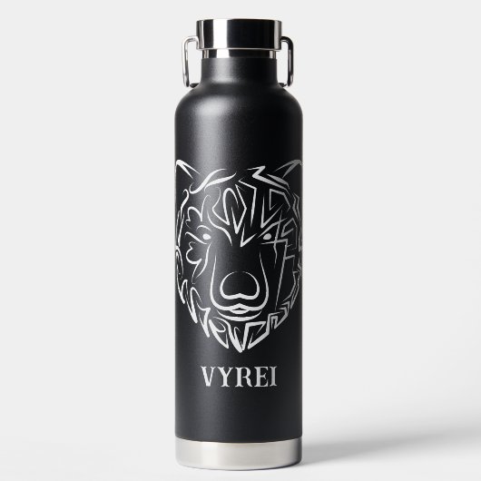 白黒熊 ウォーターボトル (正面)