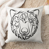 白黒熊 クッション (ブランケット)