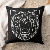 白黒熊 クッション (ブランケット)