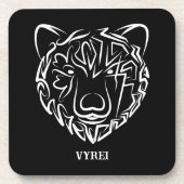 白黒熊 コースター (正面)