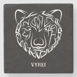 白黒熊 ストーンコースター