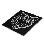 白黒熊 タイル (側面)