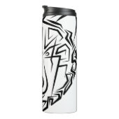 白黒熊 タンブラー (回転右)