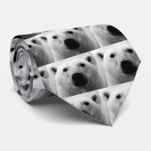 白黒熊 ネクタイ (ロール)